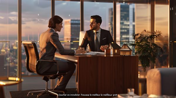 Courtier en immobilier : trouvez le meilleur prêt